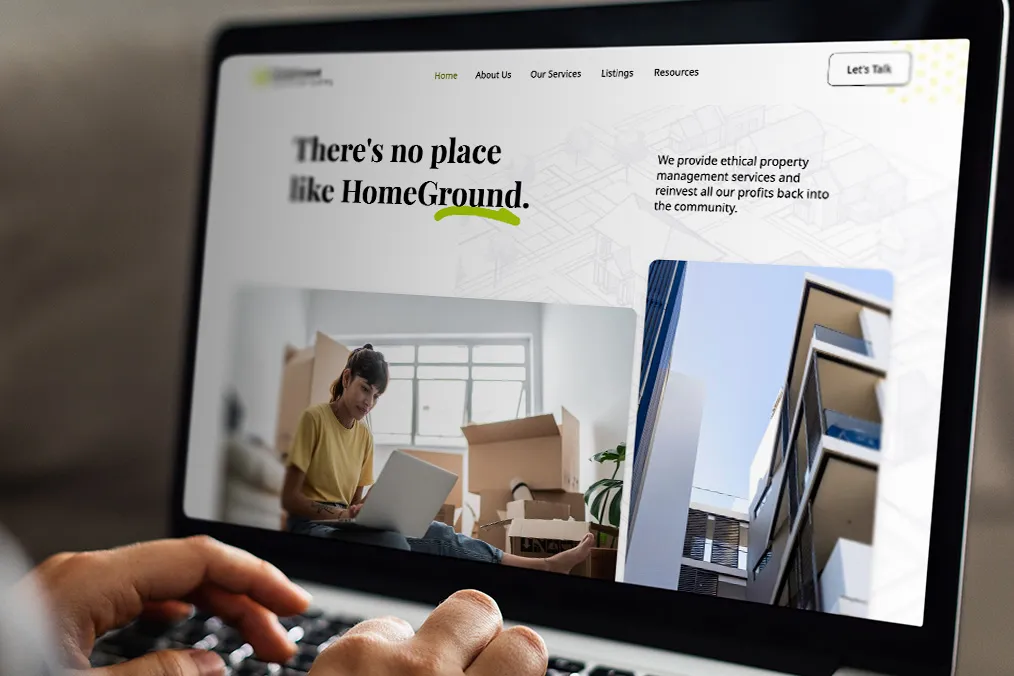 HomeGround Real Estate Sydney Website Redesign