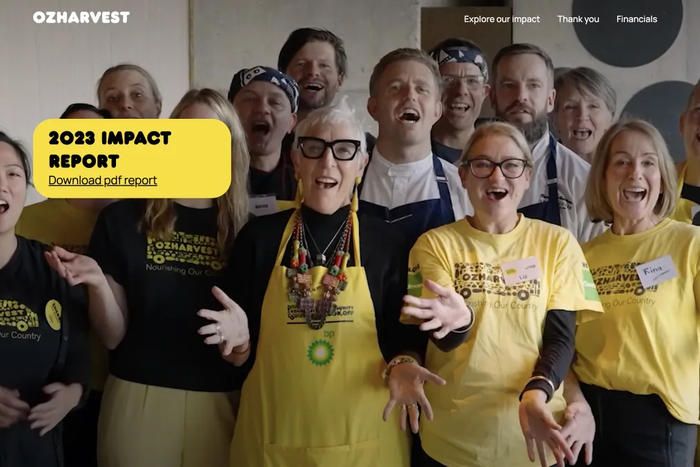 OzHarvest: Australia's Leading Food Rescue Organisation