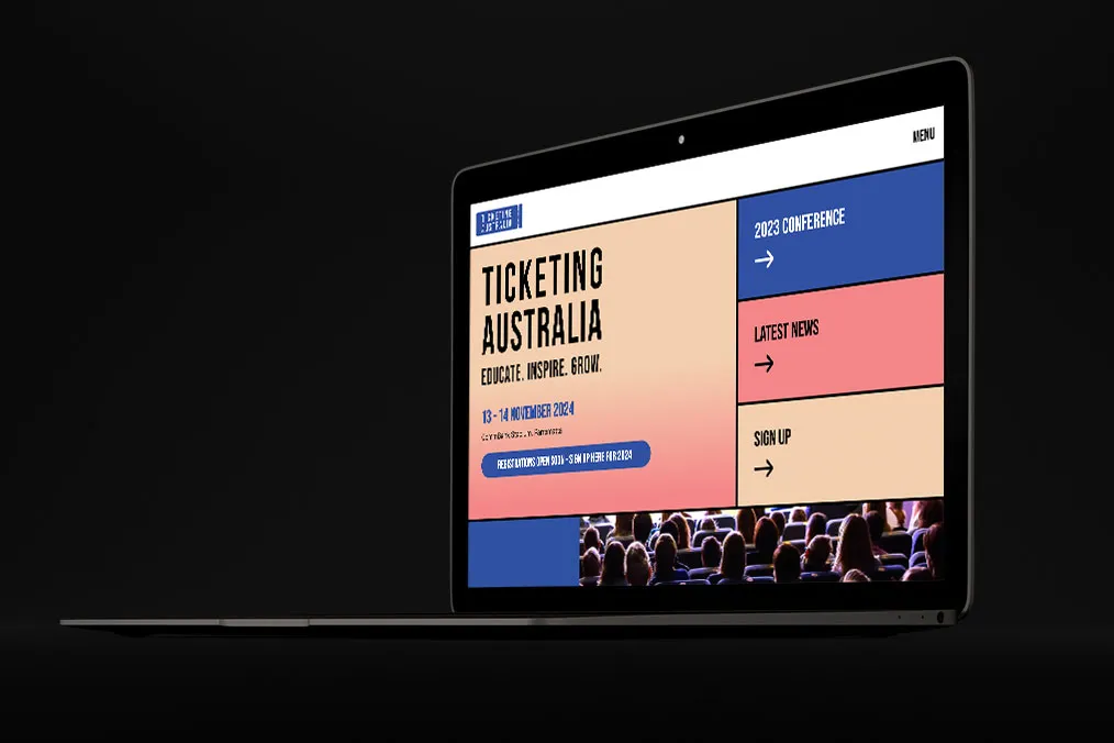 Ticketing Professionals Australia: Website Redesign