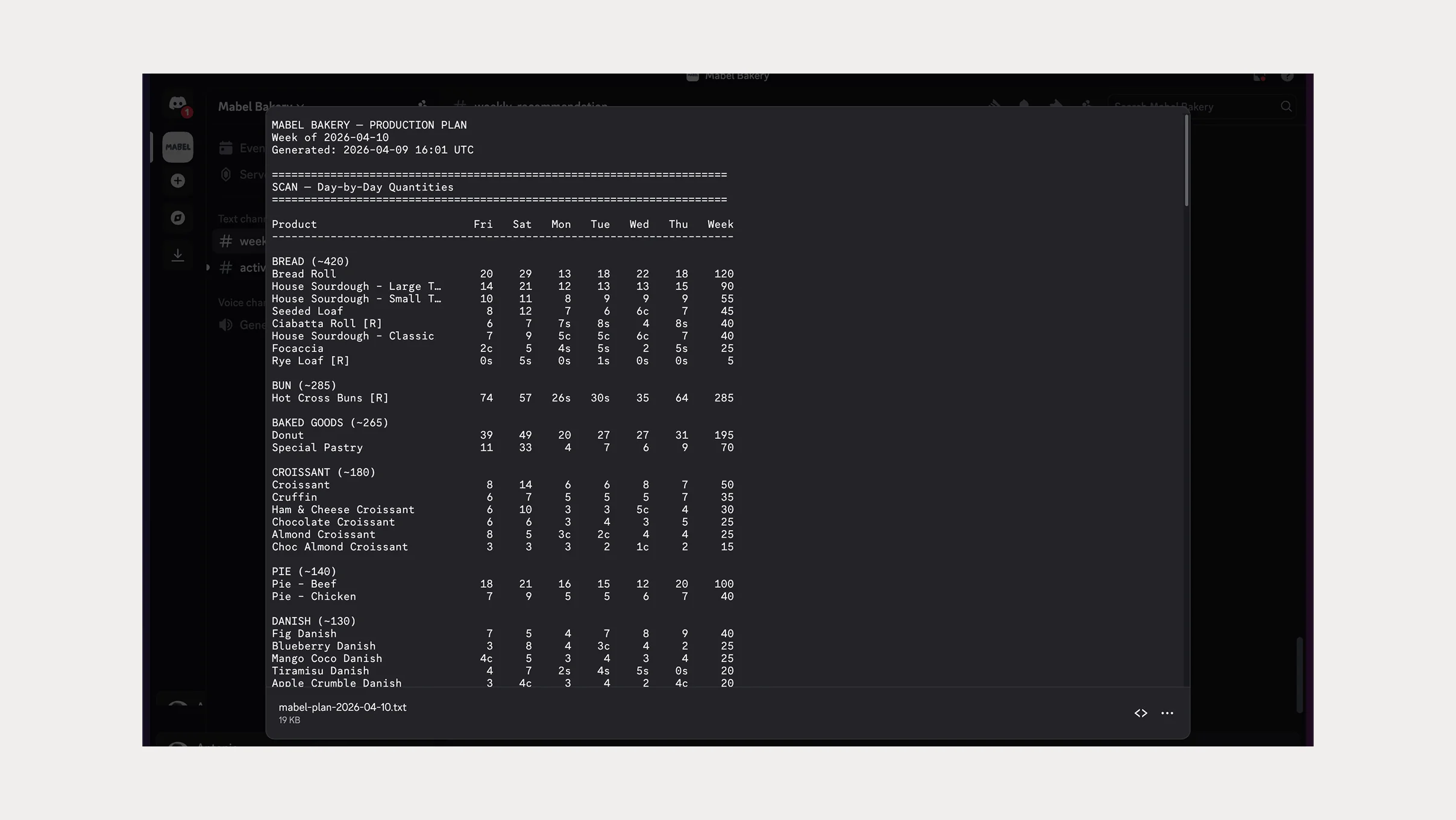 Terminal or log — the rejected line items discovery, 29 to 56